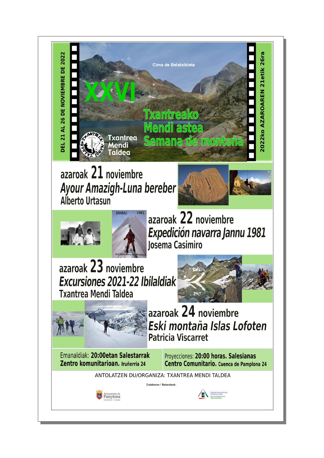 SEMANA MONTA&Ntilde;A TXANTREA MENDI TALDEA